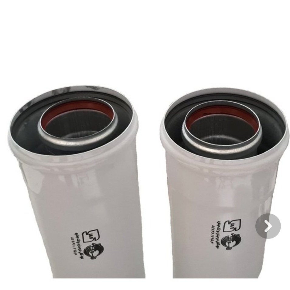 رابط دودکش دوجداره ۸۰سانتی آلومینیوم رهرو